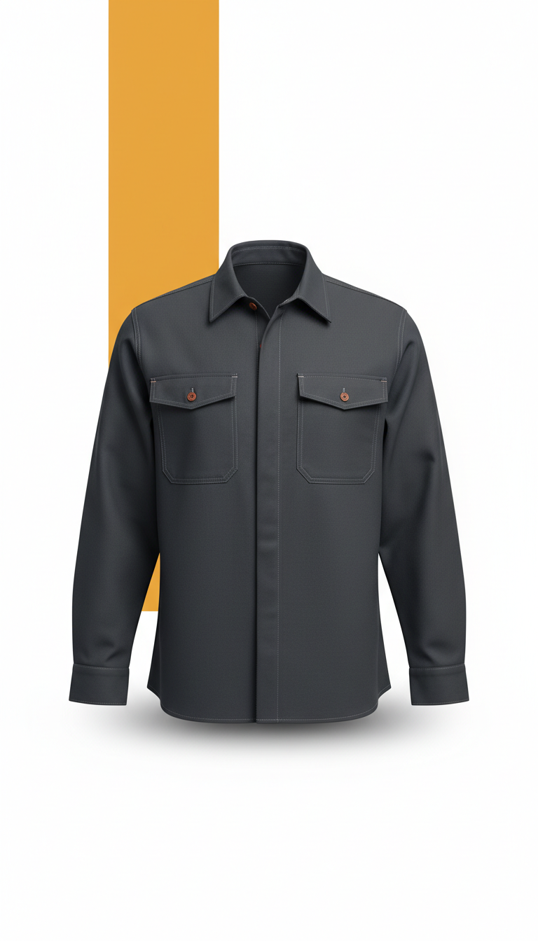 Reinforced Cotton Work Shirt