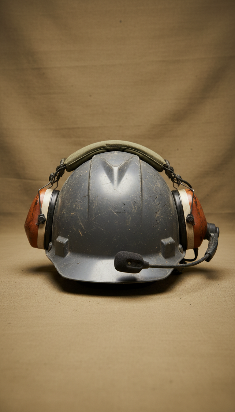 Wellsite Safety Helmet With Integrated Headset