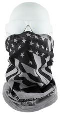 Black/White American Flag FR Face Covering