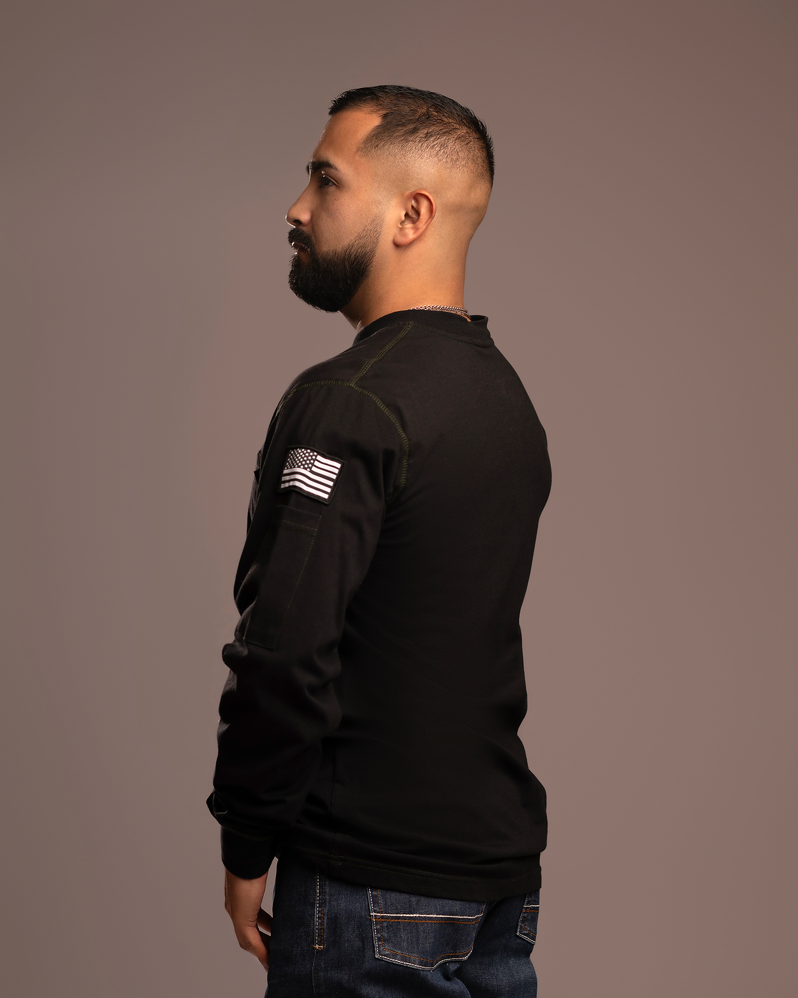 CRG Black Henley FR Shirt