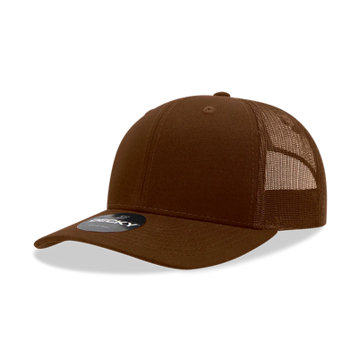 Customized Decky 6021 - Classic Trucker Hat, 6 Panel Mid Profile Trucker Cap