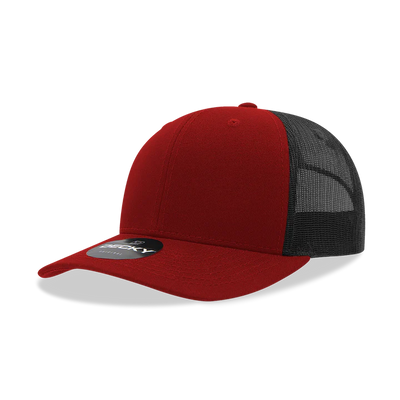 Customized Decky 6021 - Classic Trucker Hat, 6 Panel Mid Profile Trucker Cap