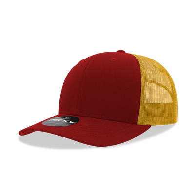 Customized Decky 6021 - Classic Trucker Hat, 6 Panel Mid Profile Trucker Cap
