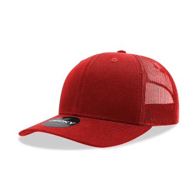 Customized Decky 6021 - Classic Trucker Hat, 6 Panel Mid Profile Trucker Cap