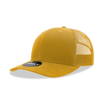 Customized Decky 6021 - Classic Trucker Hat, 6 Panel Mid Profile Trucker Cap