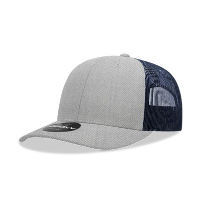 Customized Decky 6021 - Classic Trucker Hat, 6 Panel Mid Profile Trucker Cap