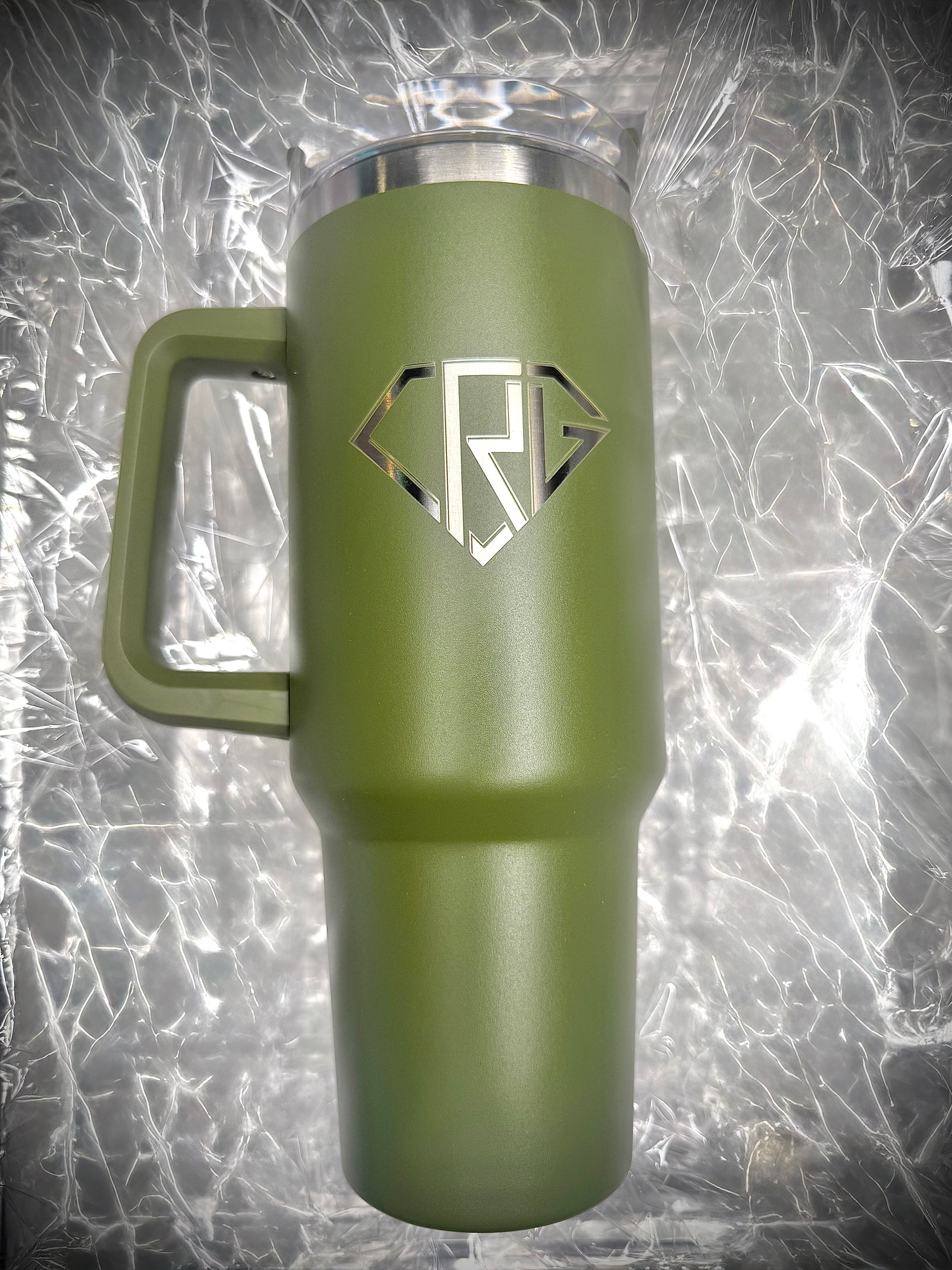 ARMY GREEN 40 OZ TUMBLER