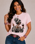 Just Breathe-Light Pink Shirt