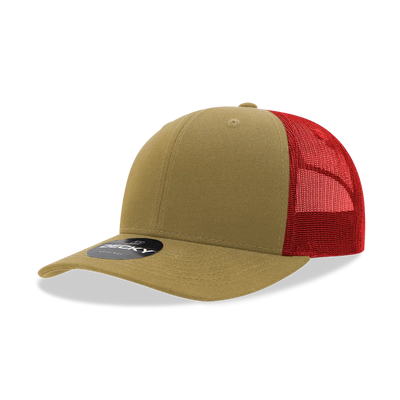 Customized Decky 6021 - Classic Trucker Hat, 6 Panel Mid Profile Trucker Cap