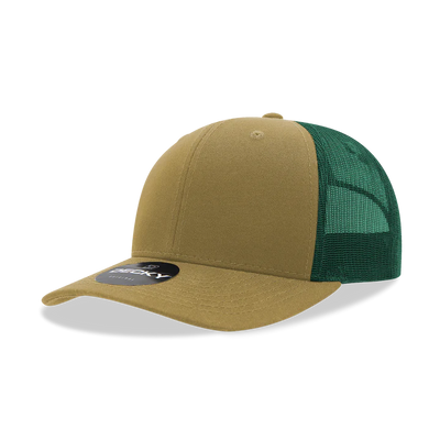 Customized Decky 6021 - Classic Trucker Hat, 6 Panel Mid Profile Trucker Cap