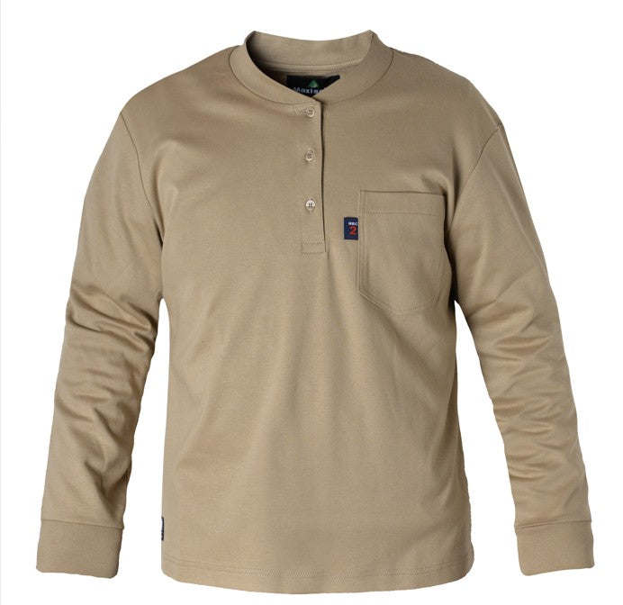 FS Dark Khaki FR Henley
