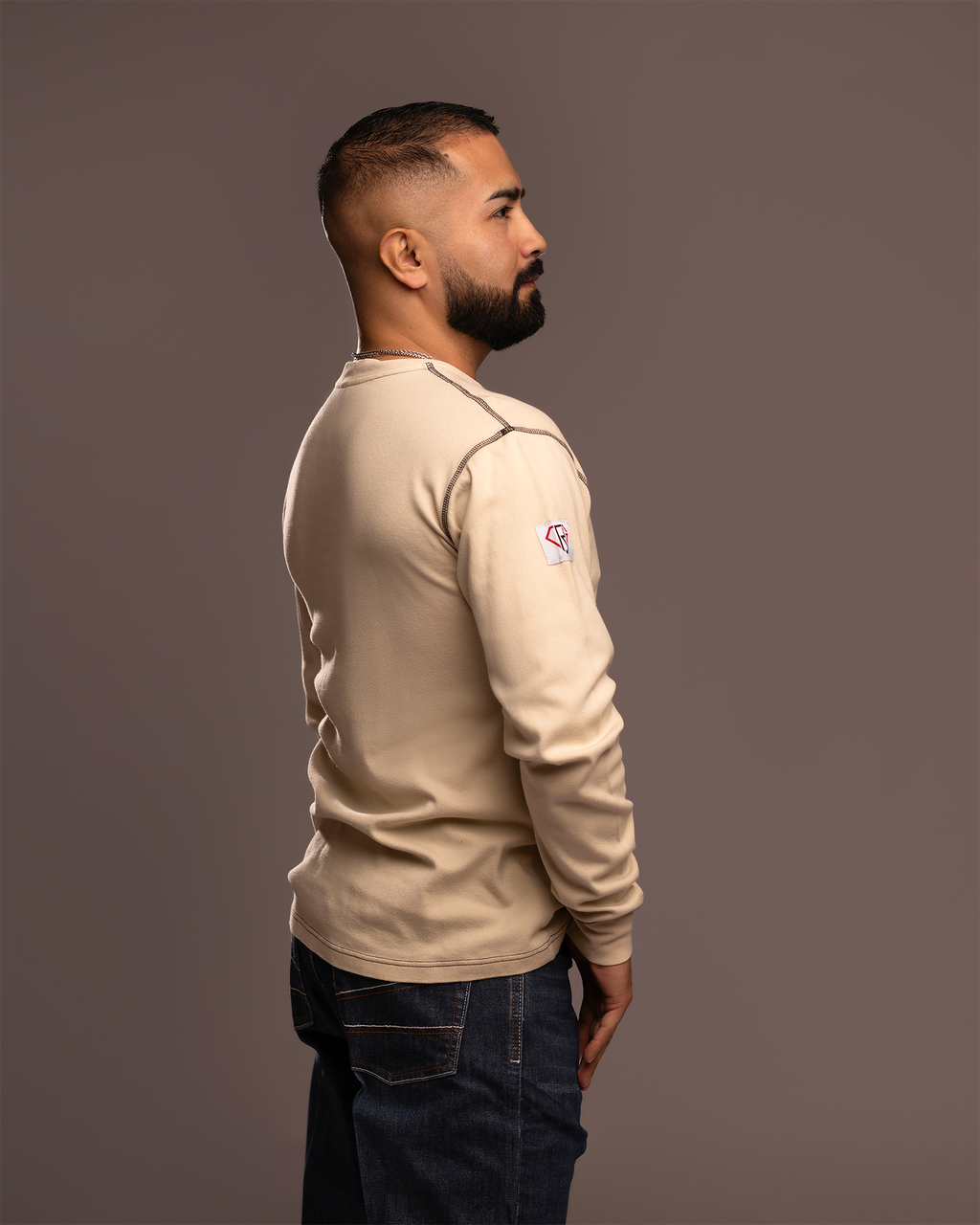 Khaki CRG FR Henley