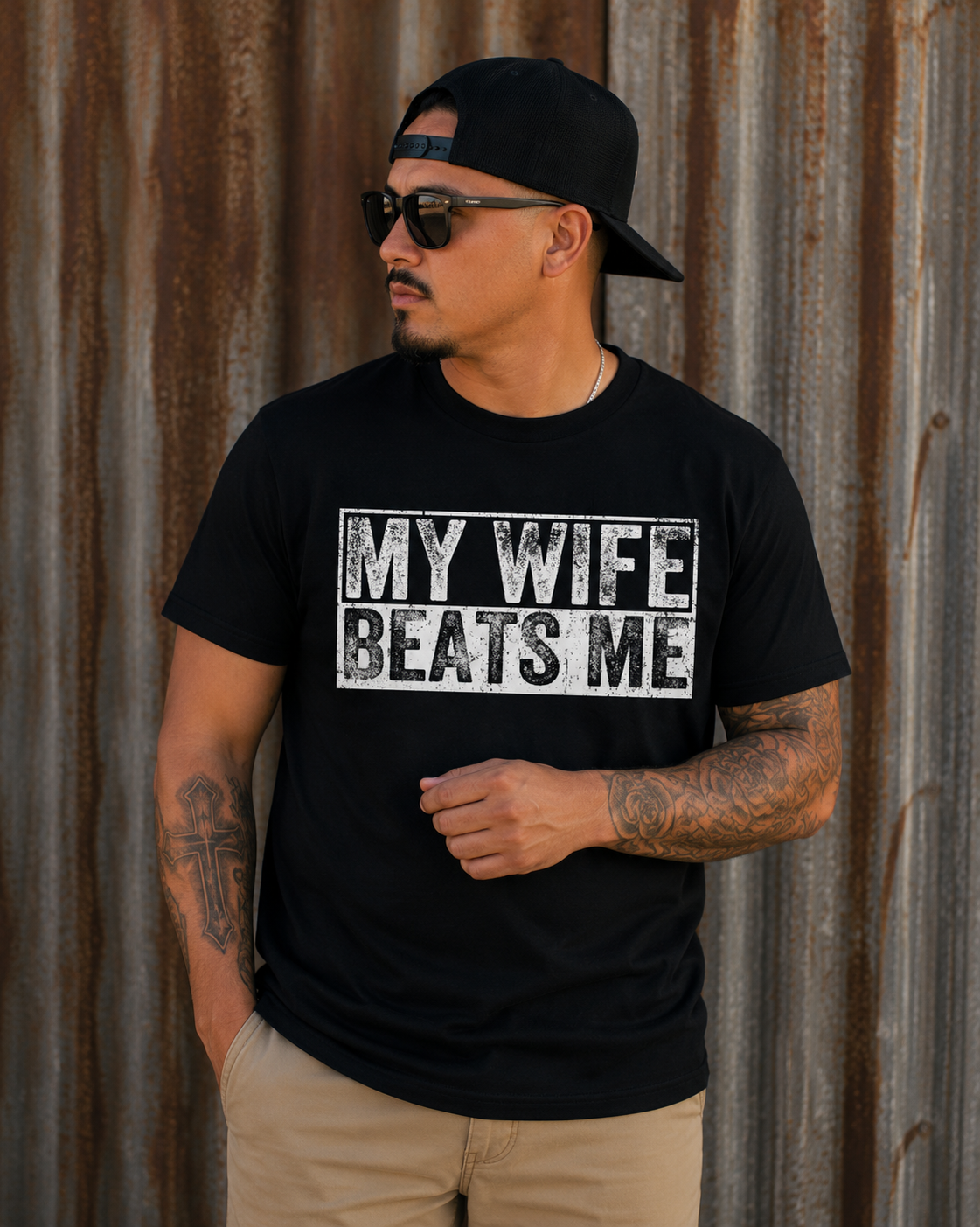 My Wife Beats Me T-Shirt