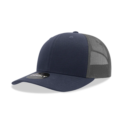 Customized Decky 6021 - Classic Trucker Hat, 6 Panel Mid Profile Trucker Cap