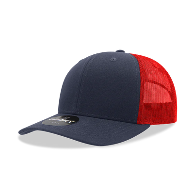 Customized Decky 6021 - Classic Trucker Hat, 6 Panel Mid Profile Trucker Cap