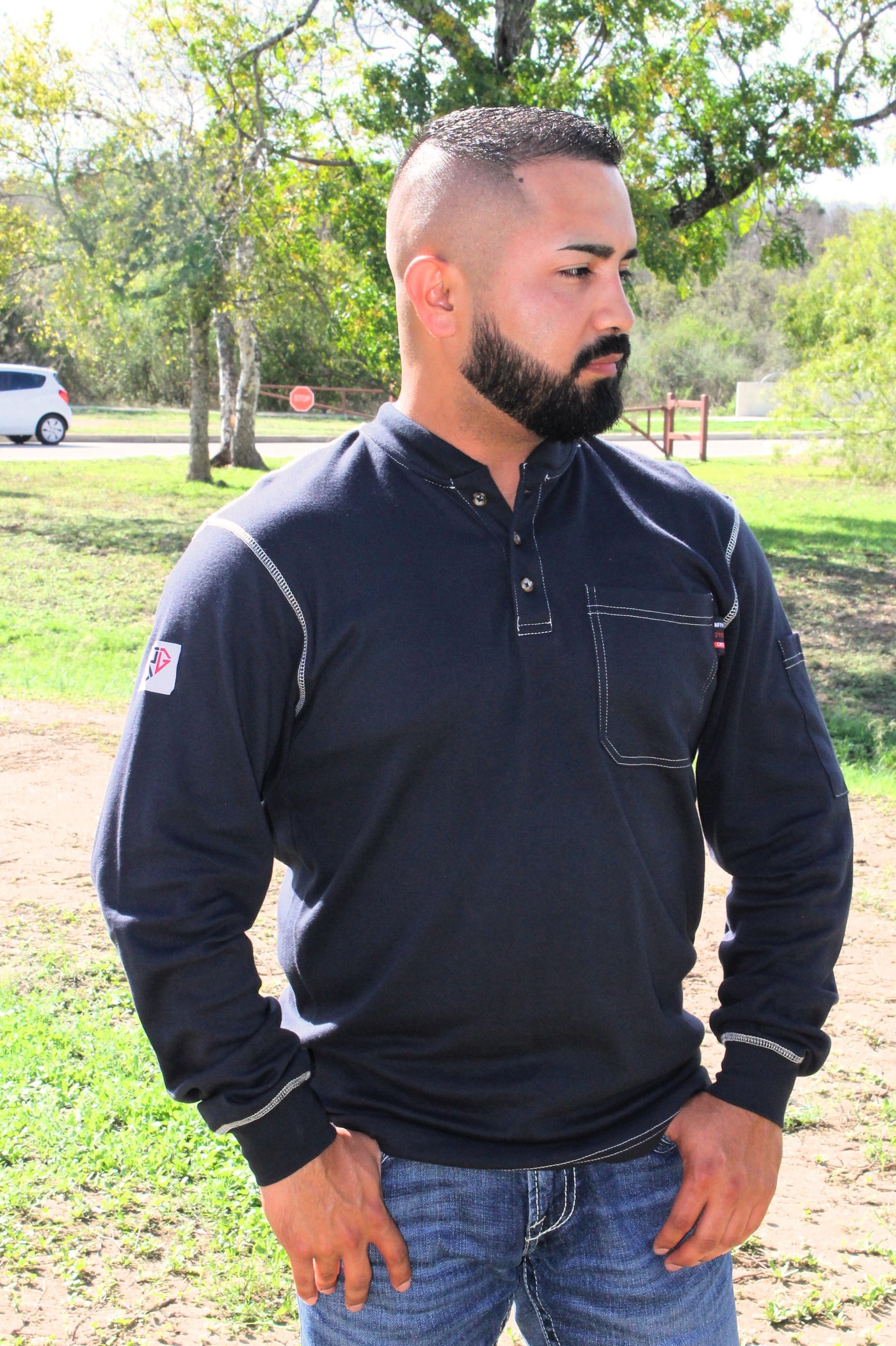 Navy CRG FR Henley
