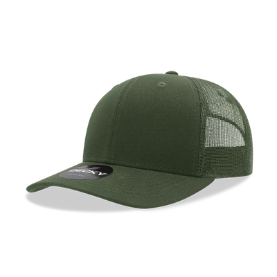 Customized Decky 6021 - Classic Trucker Hat, 6 Panel Mid Profile Trucker Cap