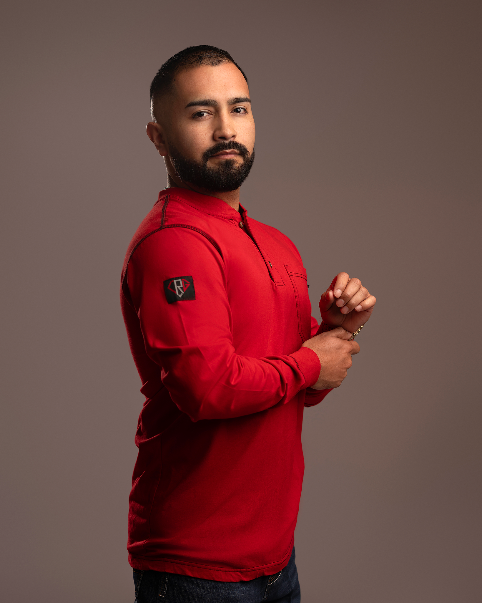 Red CRG FR Henley